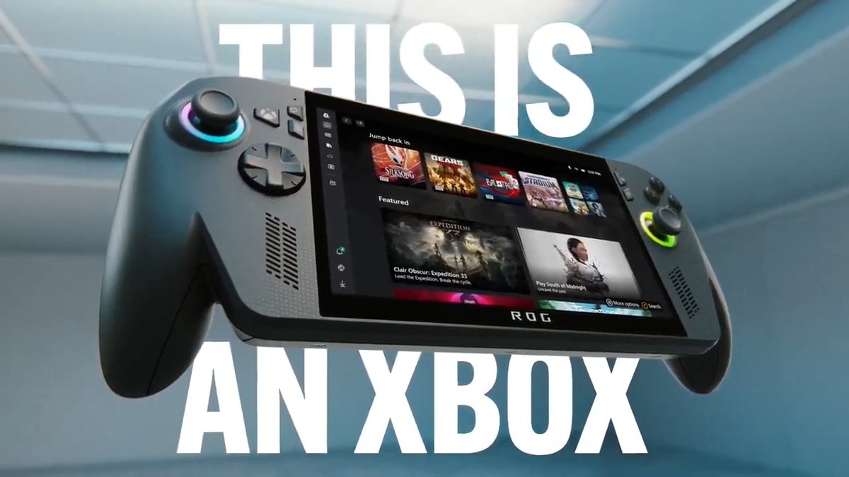 New Xbox Rog Ally X Handheld | Reveal trailer
