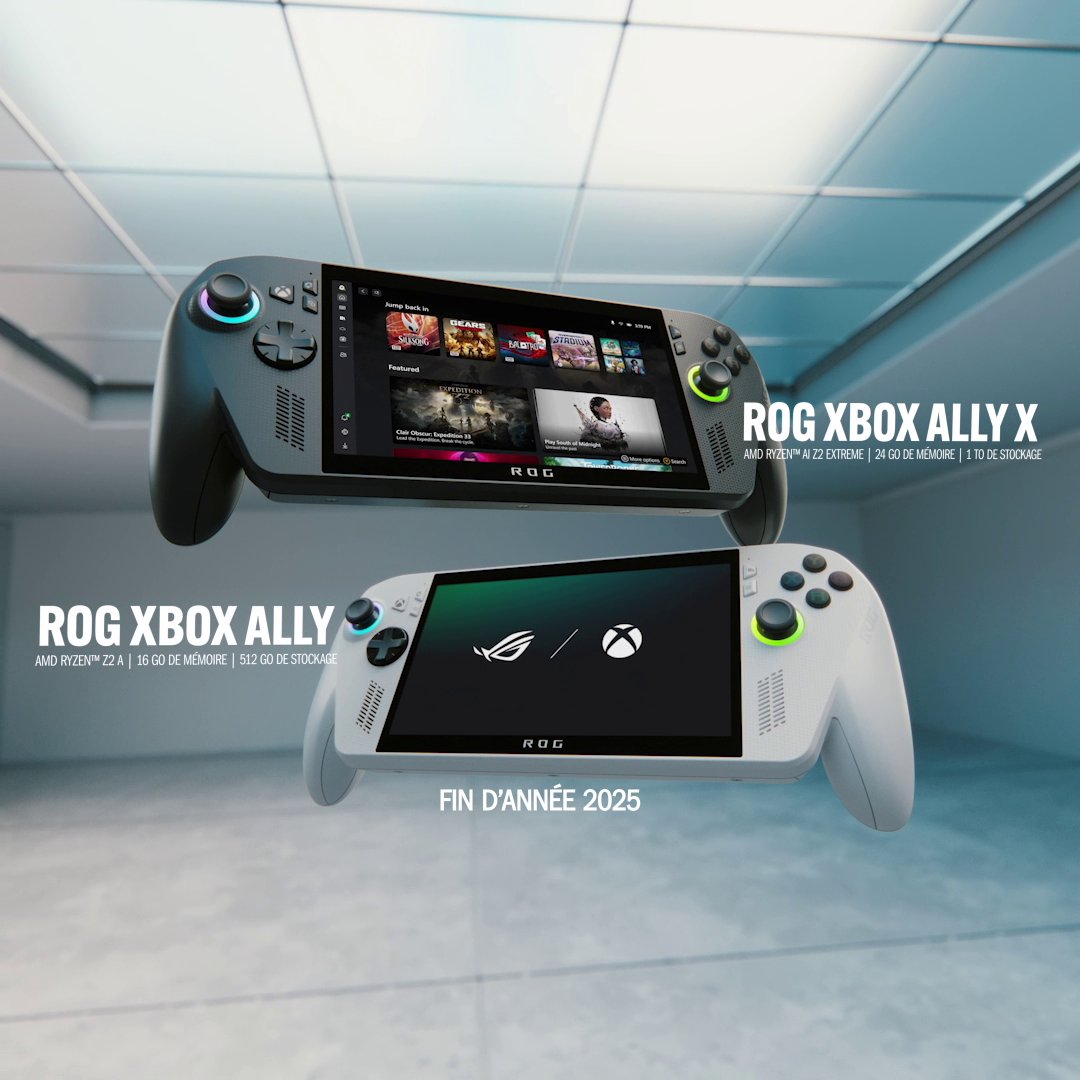 ⬛ ROG Xbox Ally X ◻️ ROG Xbox Ally