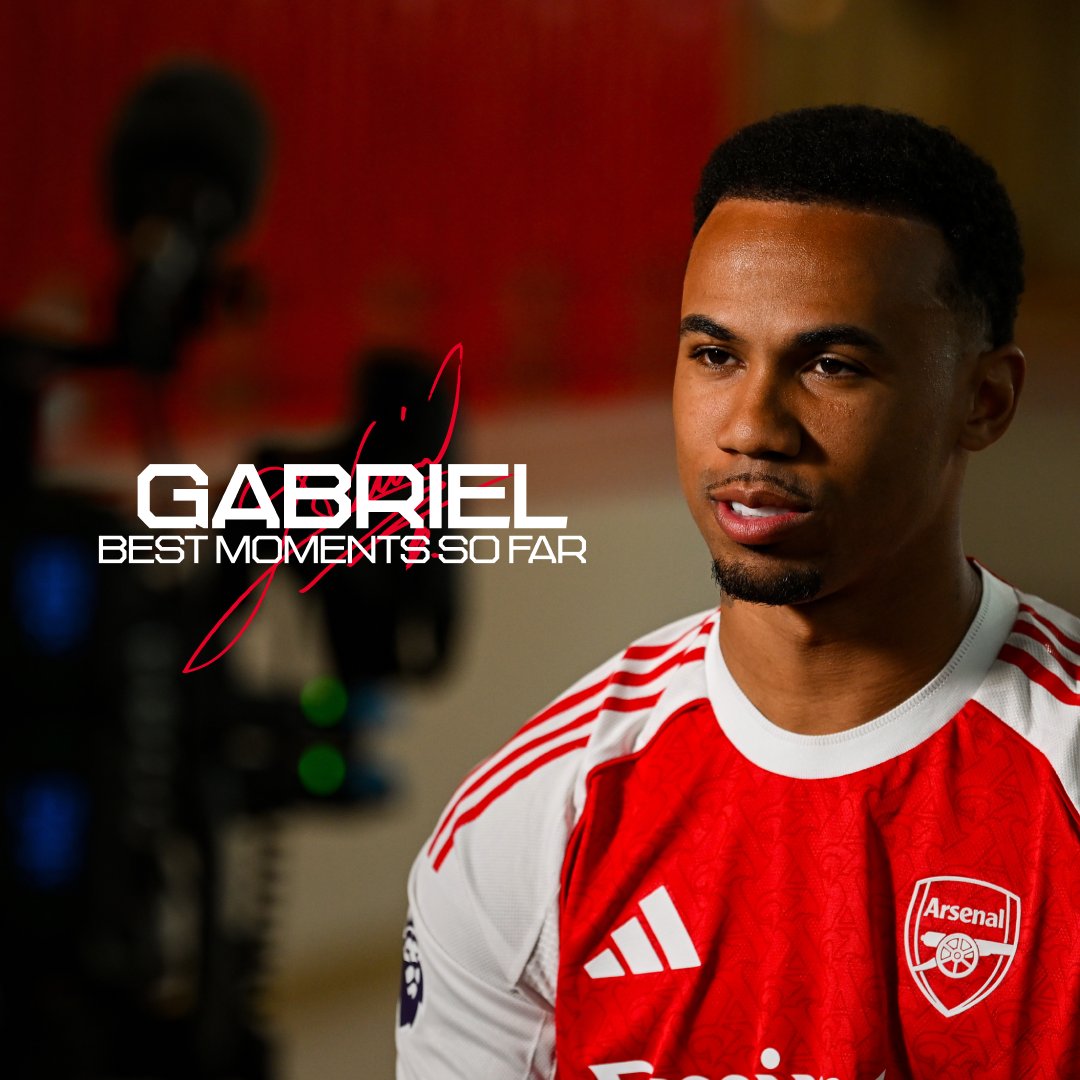 Always putting it all on the line ✊ The best of Gabriel in an Arsenal shirt over the last five years 🎞️