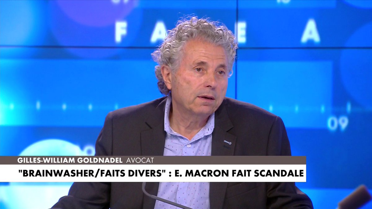 «Emmanuel Macron fait du greenwashing pour masquer l’échec lamentable de sa politique d’immigration», selon Gilles-William Goldnadel dans #FacealinfoWE