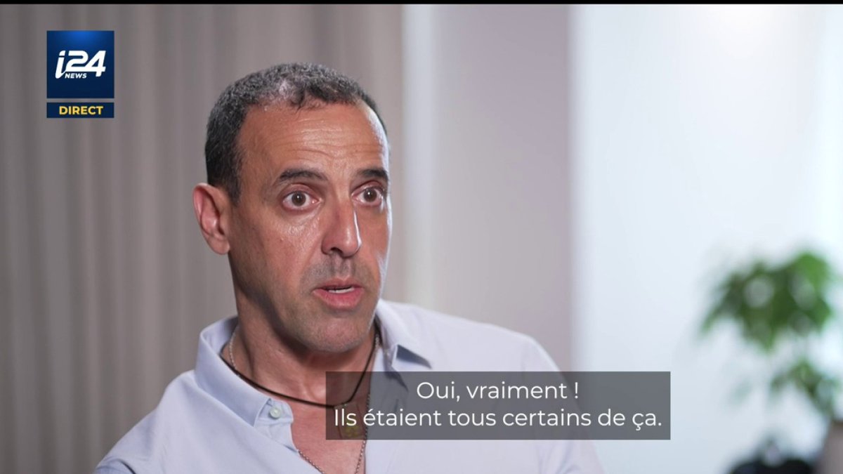 "Ils disaient qu'ils recommenceraient un 7 octobre en 2026, en 2027, et en 2028 et qu'ils nous assassineraient tous" Eli Sharabi, ex-otage du Hamas