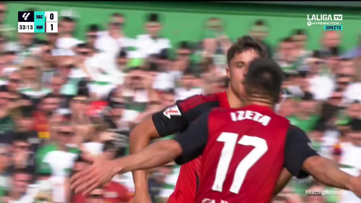 Un GOLAZO que cantan en cada 𝐑𝐈𝐍𝐂𝐎́𝐍 de Miranda 🔴 #LALIGAHYPERMOTION