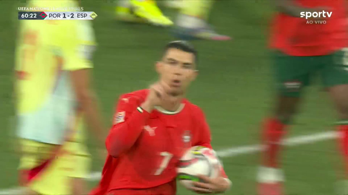 Cristiano Ronaldo na Liga das Nações: - 9 jogos - 8 gols 🎥 sportv | ge