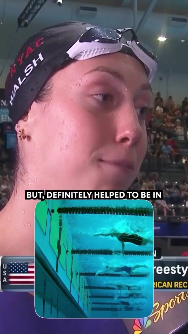 Gretchen Walsh’s American Record in the 50m freestyle is just the beginning. #ToyotaNationals