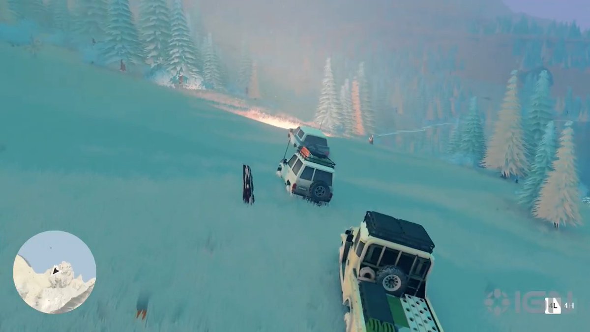 Explore the world in the golden age of offroading in Over The Hill, a co-op off-road exploration game where you can drive iconic vehicles from the 60s to 80s through challenging trails and beautiful scenery. #IGNLive #IGNSummerOfGaming