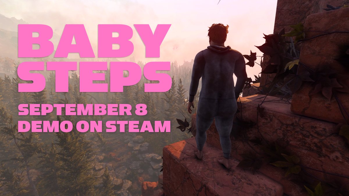 The Baby Steps demo has stumbled, tripped, and slid right onto Steam. Watch your step. 👶🏽🦶🏽