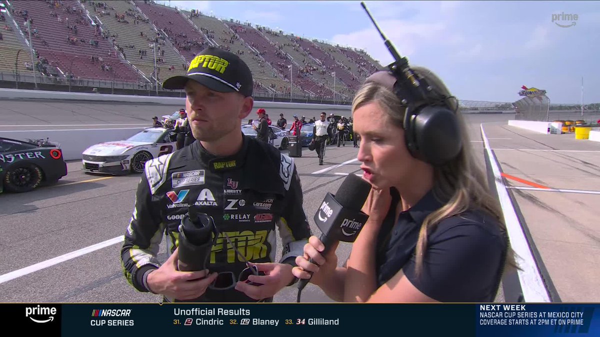 Running out of gas was the detriment for William Byron today. #NASCARonPrime