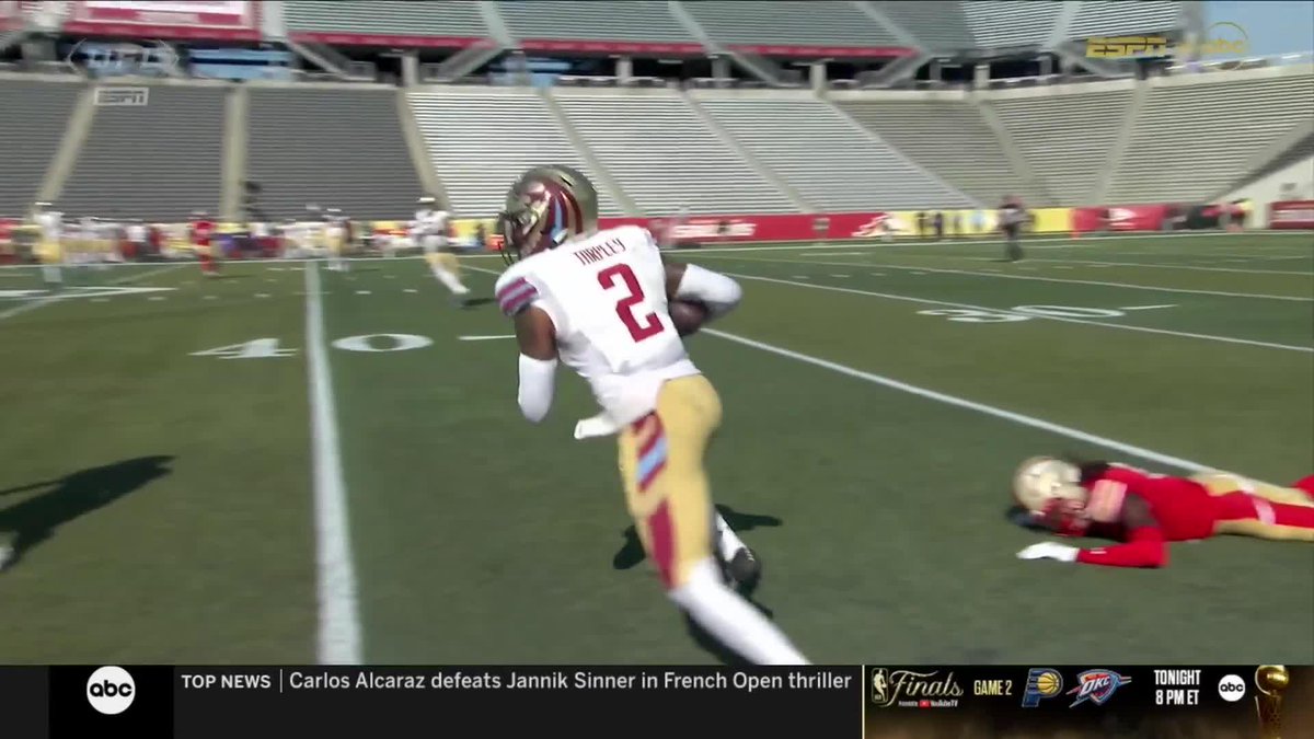 INTERCEPTION ARNOLD TARPLEY 🔥🔥 📺: ABC