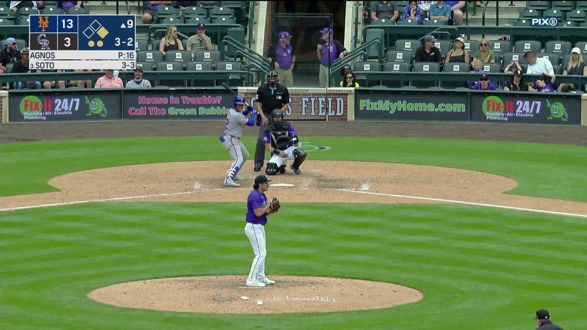 Juan Soto today: 6 plate appearances, 6 times on base