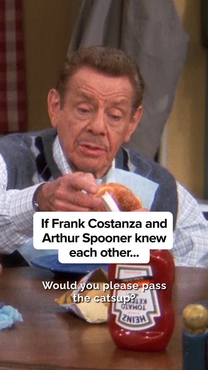 When you're your own worst enemy 🔥 Here's to the late great Jerry Stiller on his birthday! Forever our favorite curmudgeon. Stream Seinfeld on Netflix or check your local listings. Stream The King of Queens on Peacock, Paramount+, and Pluto TV — or watch on Cozi TV.