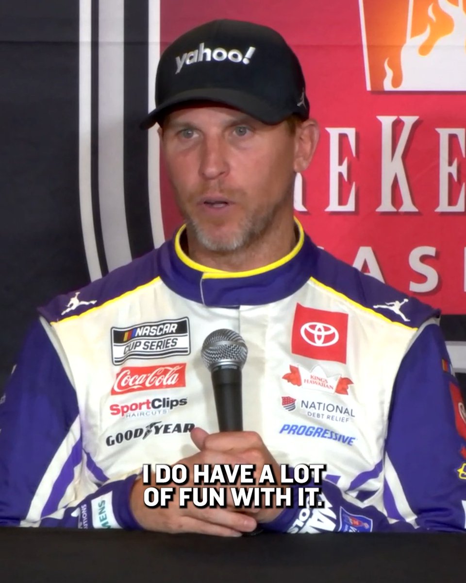 Proving the doubters wrong. That's what Denny Hamlin does.