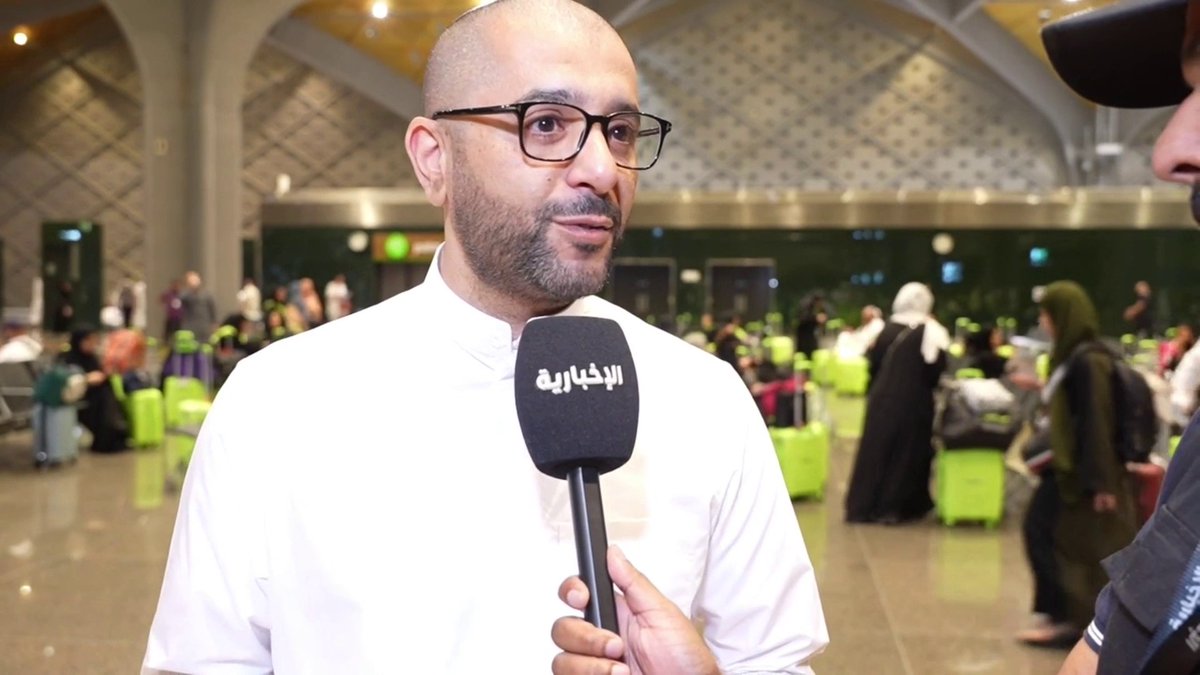 بعد ختام نُسكه.. حاج من دولة الكويت يعبر عن مشاعره قبل التوجه عبر قطار الحرمين السريع إلى المدينة المنورة عبر مراسل #الإخبارية محمد عثمان #الحج_عبر_الإخبارية
