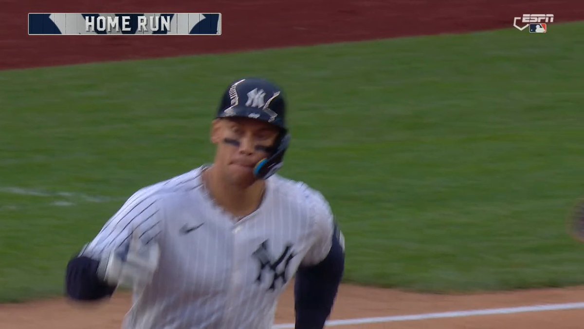 AARON JUDGE SENDS THIS BASEBALL INTO ORBIT ☄️ Red Sox-Yankees on ESPN 📺