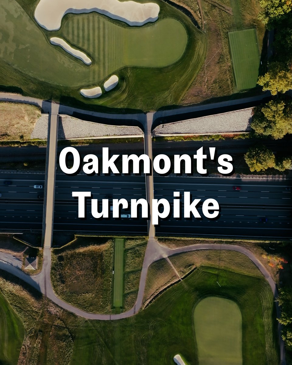 Oakmont boasts many distinctive features, but none is more striking than the Pennsylvania Turnpike cutting through the heart of the course. Brendan Porath dives into the history of this iconic intersection of infrastructure and golf. (Photos courtesy Oakmont Country Club Archives)