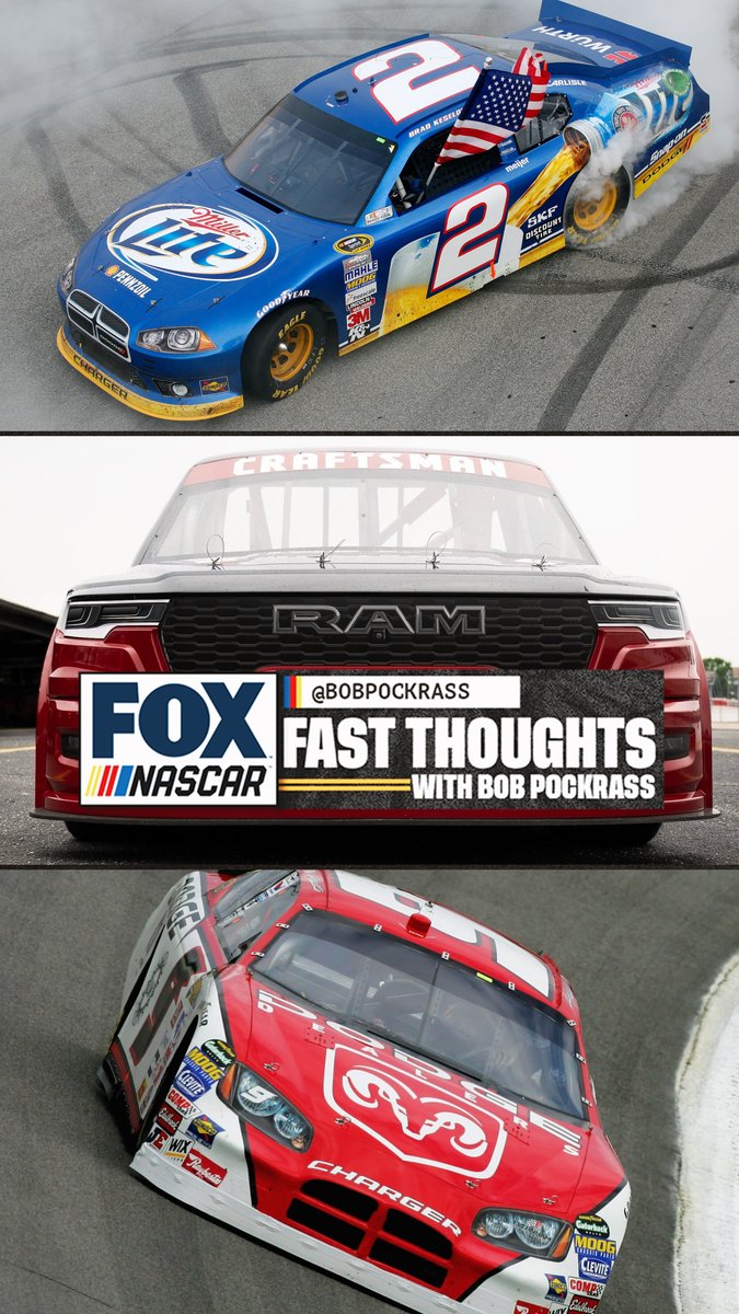 “Ram is coming to the NASCAR Truck Series. When would be a good time to see a Dodge in Cup?” Fast Thoughts with Bob Pockrass: