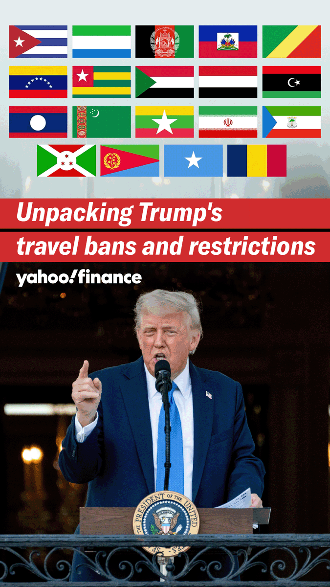 President Trump is imposing travel bans and restrictions on 19 countries, including Afghanistan and Haiti, citing national security risks. Additionally, travel to the US by citizens from seven countries, including Cuba, Sierra Leone, and Venezuela, will be partially restricted.