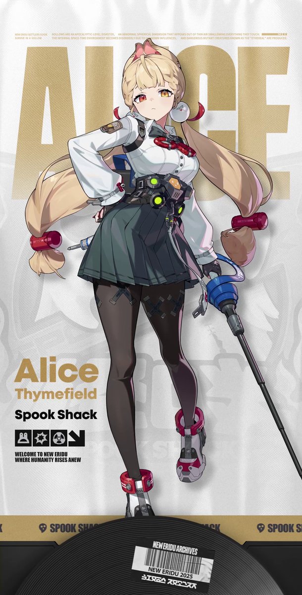 Agent Record | Alice Thymefield #zzzero #zenlesszonezero #AliceThymefield