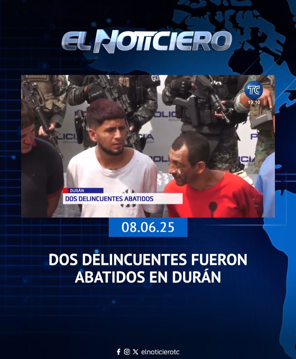 El Bloque de Seguridad abatió a dos delincuentes en el sector El Arbolito, en Durán. Más noticias en