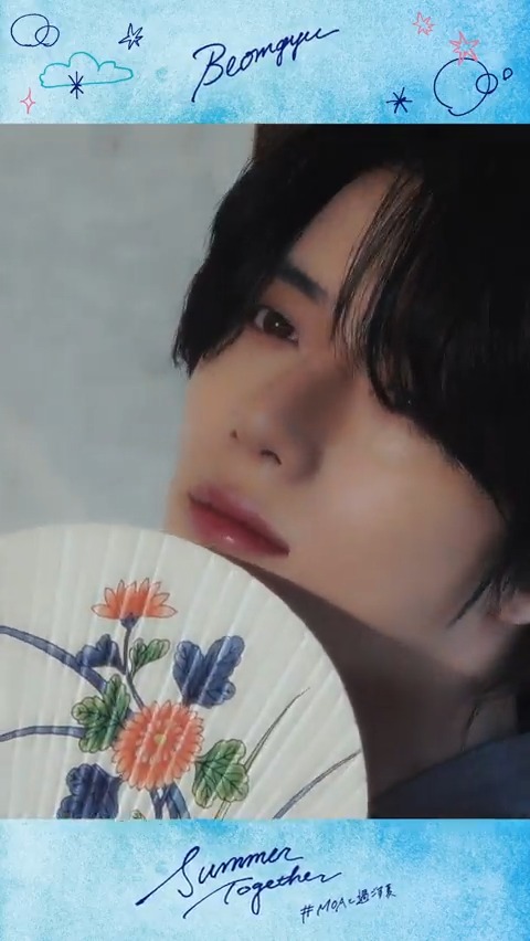 #TOMORROW_X_TOGETHER JAPAN ORIGINAL MERCHANDISE โPRODUCED BY MOAโ ใSummer Together #MOAใจ้ใใๅคใ Behind Movie #BEOMGYU #TXT #PRODUCED_BY_MOA #SUMMER_TOGETHER