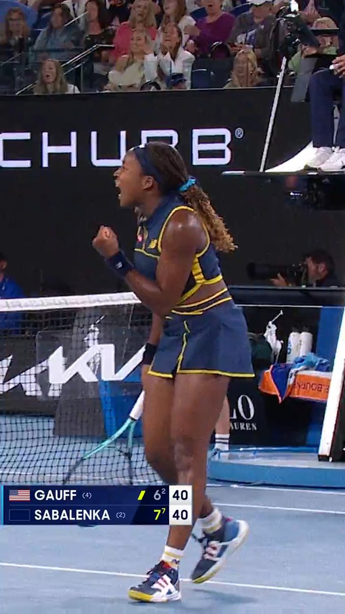 Ice cold from Coco Gauff 😮‍💨 🧊