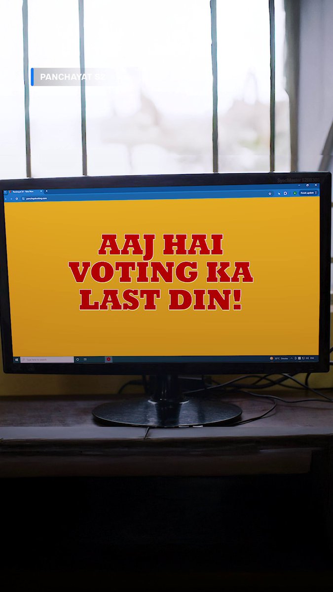 panchayat ke chahne wale kripya note karein ✍ aaj hai last date toh jaake vote karein 🗳 #PanchayatOnPrime, New Season coming soon