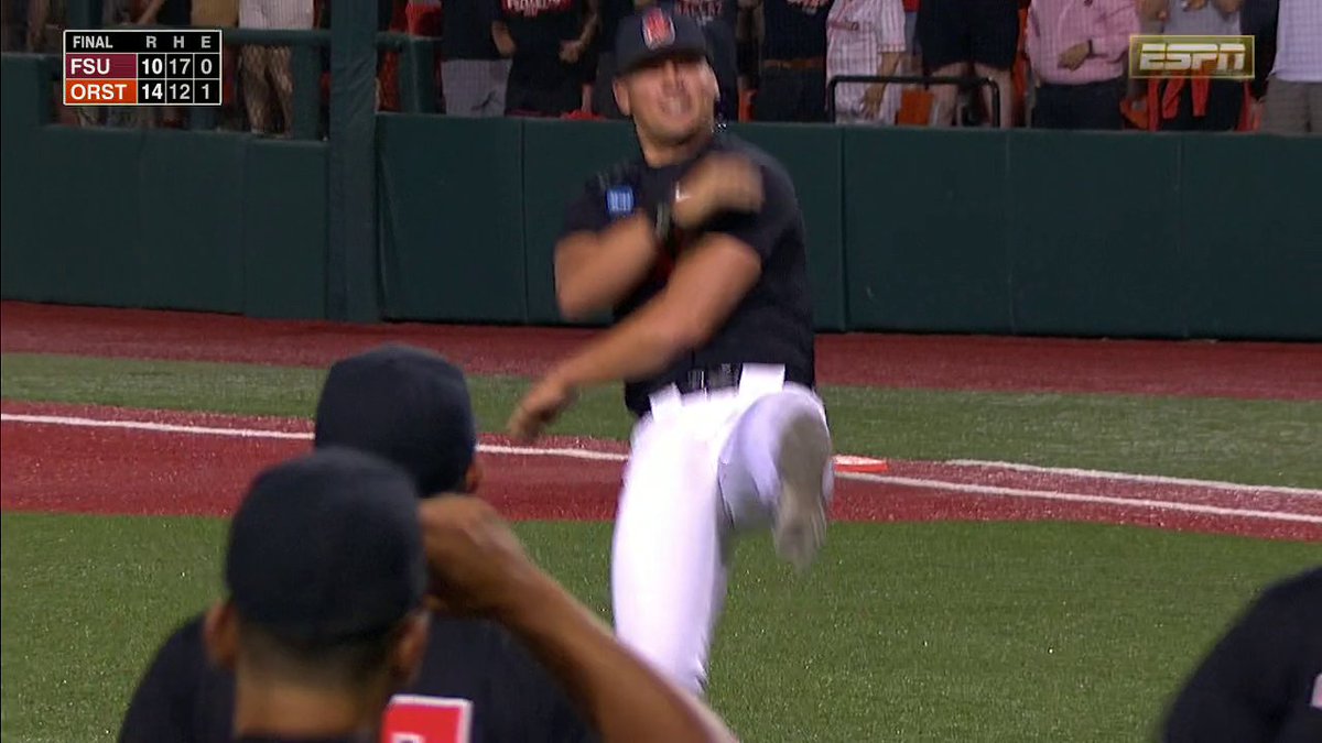 OREGON STATE IS HEADED TO THE MEN'S COLLEGE WORLD SERIES 👏