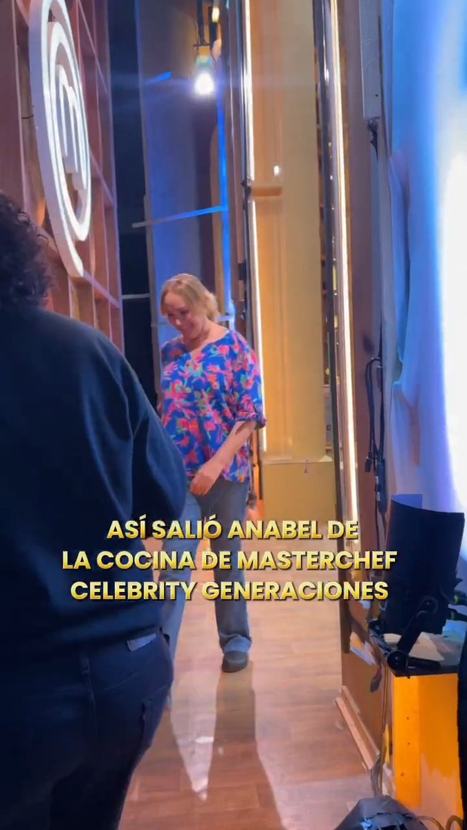 Así sale Anabel de esta aventura culinaria en #MasterChefCelebrity Generaciones. 👩‍🍳👏 La generación de #LosClásicos se queda solo con una celebridad en la competencia. 🔥🫢 Visita 👉 para encontrar más contenido. 📺