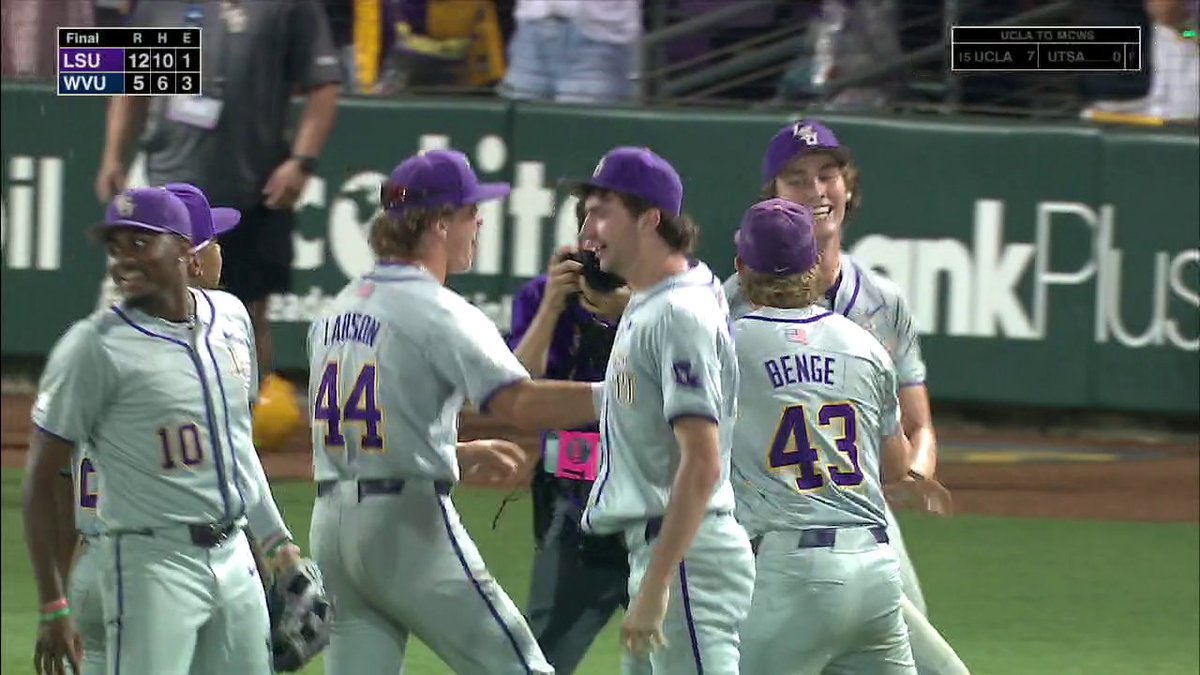 Nobody happier to see LSU going to Omaha than Rocco’s owners great great grandson who’s college education will be funded by Jello shots