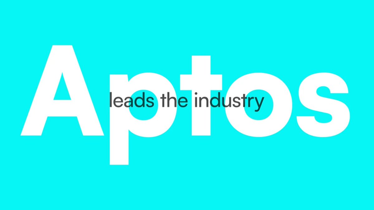 It's time the tech matters. Faster, cheaper, better, Aptos.