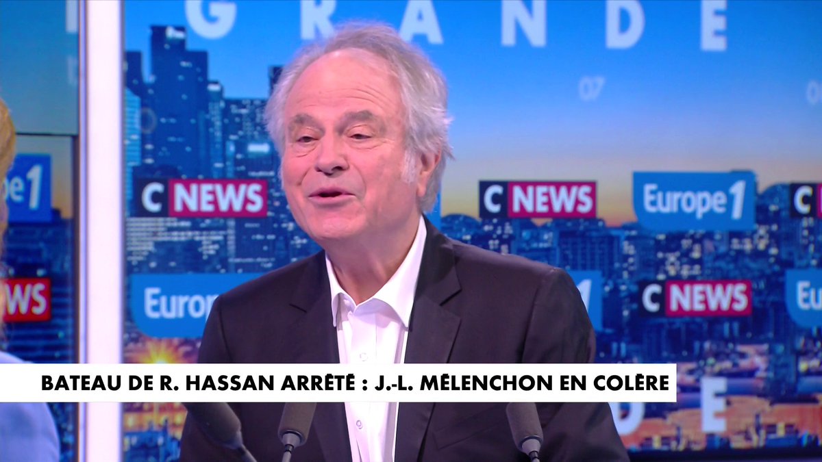 Franz-Olivier Giesbert, journaliste et écrivain, sur le bateau Madleen : «La France insoumise a décidé de "gazaouiser" la politique française», dans #LaGrandeInterview