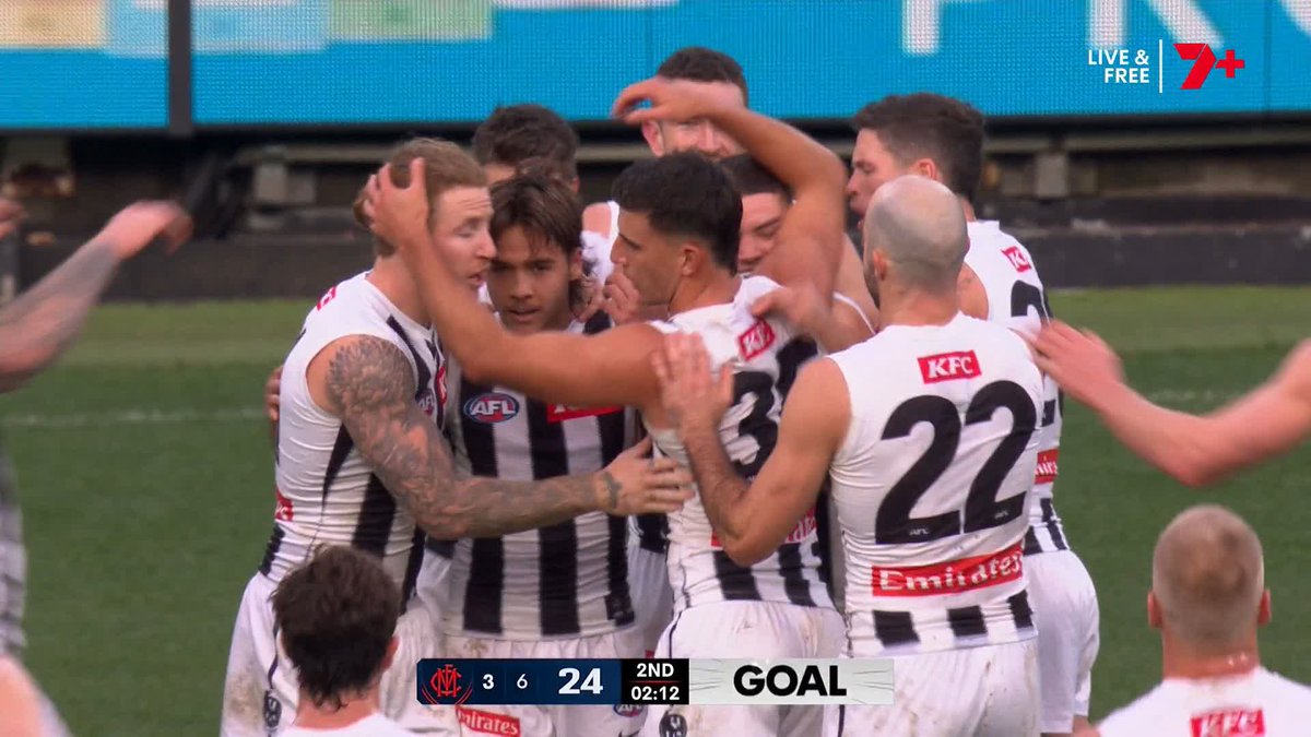 First goal in AFL football for Will Hayes 💪 #AFLDeesPies