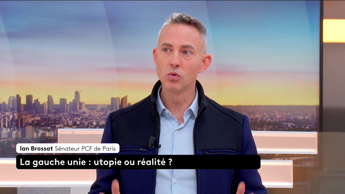 🔴🗣 "Le plus important, c'est de rassembler le monde du travail" Ian Brossat, sénateur PCF, s'exprime après les déclarations d'Olivier Faure, nouveau secrétaire du PS, qui souhaiterai une primaire de la gauche allant de François Ruffin à Raphaël Glucksmann. 📺#franceinfo
