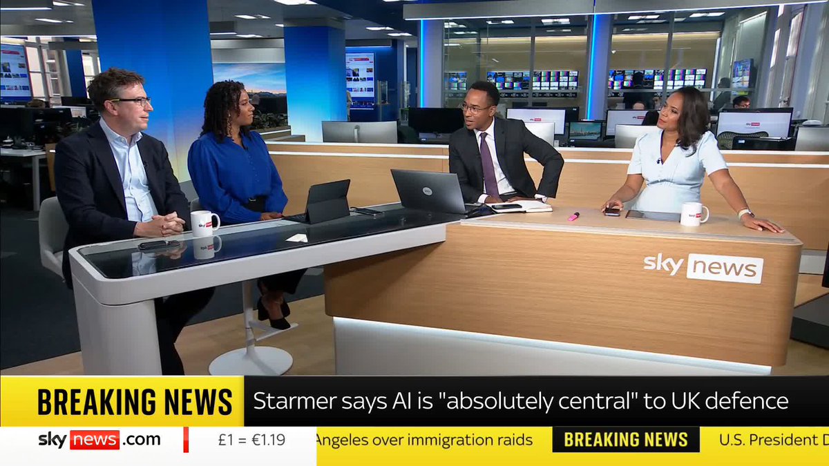 'The tech failed...' Sam Coates Sky and Mhari Aurora react to the PM's speech about AI at London Tech Week Watch in full: 📺 Sky 501, Virgin 602