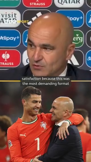 Roberto Martinez reflects on winning the 'most demanding format', the Uefa Nations League. #BBCFootball
