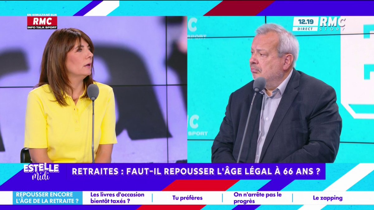💶 Retraites : repousser l’âge légal à 66 ans ? 🎙️ Périco Légasse : "Si on ne fait rien, qu'on se retrouve avec une population cotisante inférieure à la population pensionnée, c'est le pays qui explose ! C'est une solution vitale... Il faut résoudre ce problème !" #EstelleMidi