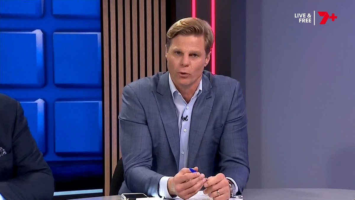 "My family are down there, I understand all of those issues (that Tasmanians face), my concerns are around timing." Nick Riewoldt responds to Tasmanian Opposition Leader Dean Winter's comments on him 👇