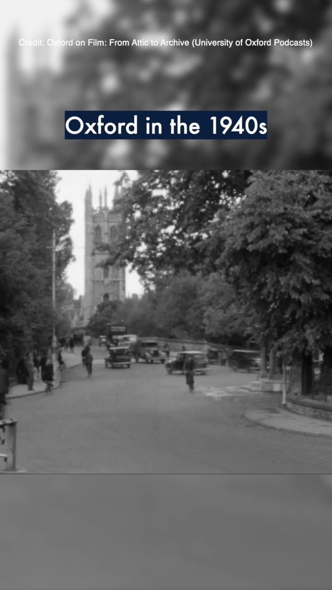 For #InternationalArchivesDay, weโve dusted off some fascinating footage of Oxford in the 1940s ๐ฅ Can you recognise any of these familiar spots?