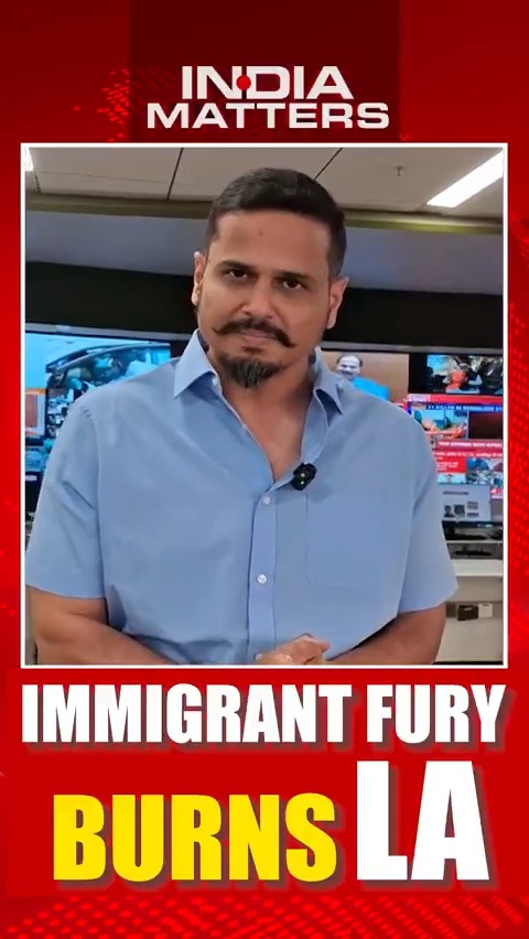 Immigrant fury burns Los Angeles Watch #IndiaMatters with Shiv Aroor, tonight at 7:57, only on NDTV 24X7