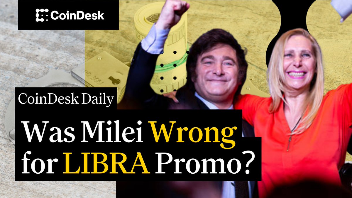 🗞️ Bitcoin climbs as Trump-Musk feud cools 🗞️ China deflation weighs, as US inflation data is in focus 🗞️ Argentina’s President Javier Milei cleared over LIBRA memecoin promotion Jenn 3.0✨ hosts “CoinDesk Daily." 👇 🔗 Thank you to Ledn 🤝 for being a sponsor of the CoinDesk media network.