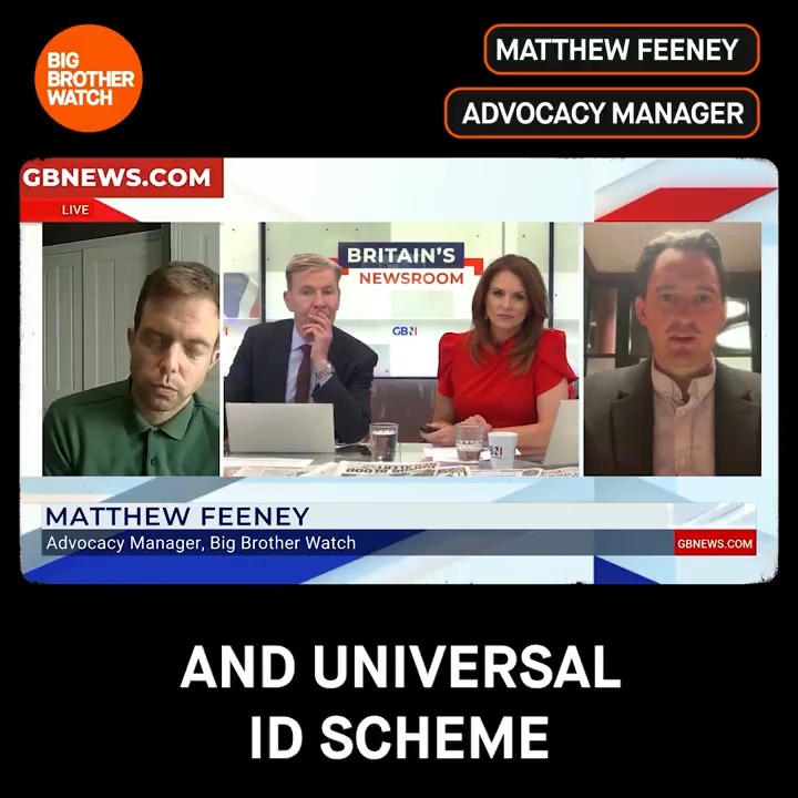 🆔"This would be a mandatory and universal ID scheme for millions of law abiding citizens", Matthew Feeney speaks with Bev Turner 🌸. The so-called ‘BritCard’ would fundamentally change our relationship with the state, moving us towards a ‘papers please’ society. Say #No2DigitalID