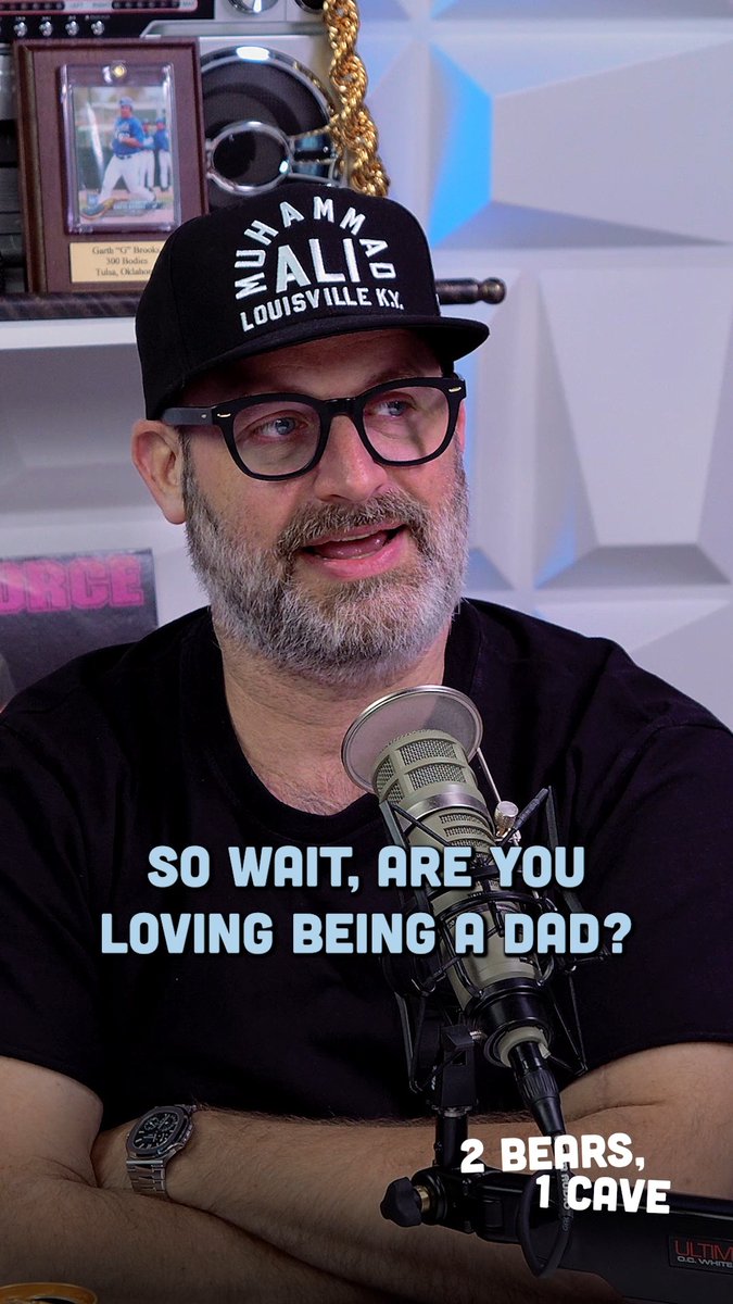 "Having kids" is really just "making new comedians" Brand new #2Bears1Cave with mark normand is live and available everywhere!