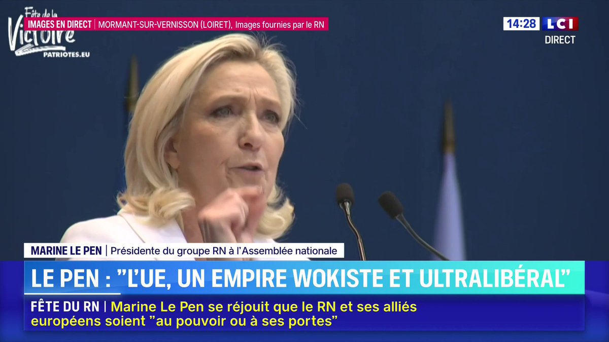 🗣️ « Nous remettrons la France en ordre » déclare Marine Le Pen (Marine Le Pen)