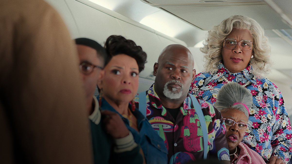 She's not cleared to travel, but that ain't stopping her from going to the Bahamas. Madea's Destination Wedding premieres July 11!