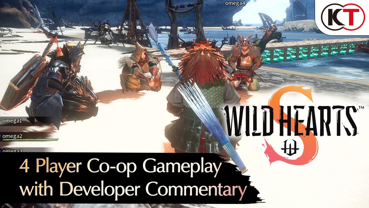 Two of the producers behind #WildHeartsS showcase the four-player co-op gameplay found exclusively in the Nintendo Switch 2 version, while demonstrating the "Karakuri" system. Digital pre-orders are now available! #NintendoSwitch2 #KTfamily