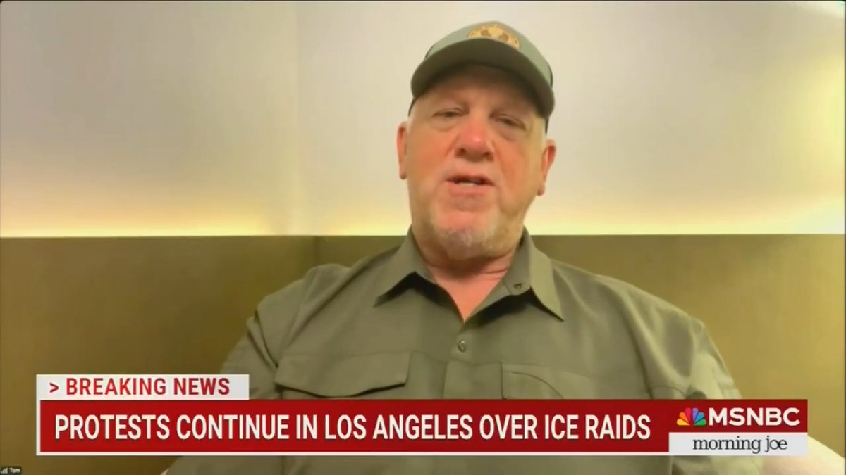 “Border czar” Tom Homan admits not everyone ICE and federal immigration authorities detained in the LA raids had criminal records, and blames sanctuary city policies for leading to the raids: “That’s what sanctuary cities get. … This is what happens.”