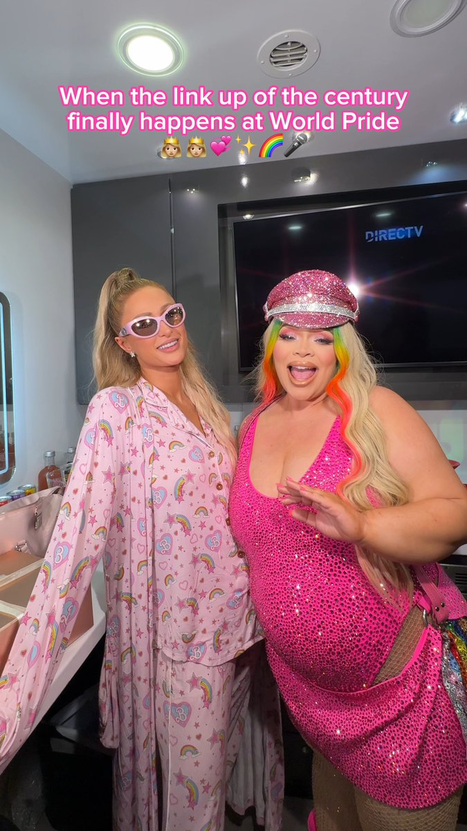 So nice to finally meet my fellow #SlivingMom @TrishaPaytas 🥹💞 #ThatsHot 🌈✨