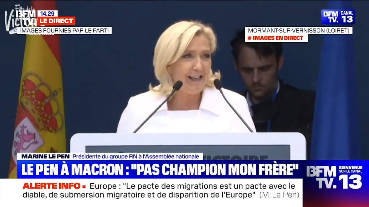 Nous ne voulons pas sortir de l’Europe. Nous voulons sortir de cette Europe-là, parce qu’elle n’est pas l’Europe. L’Europe ce n’est pas l’Union européenne, l’Europe c’est nous, et nous allons la remettre en ordre !