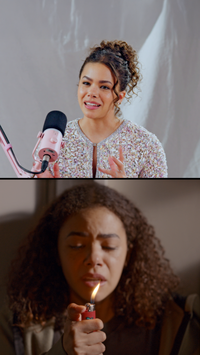 Antonia Gentry and Brianne Howey break down one of the most emotional moments of Ginny &amp; Georgia Season 3.