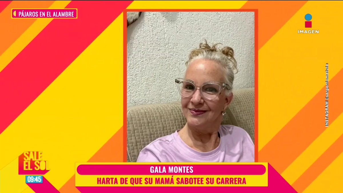 Gala Montes CANSADA del SABOTAJE de su MADRE, Crista Montes, a su CARRERA. Por otro lado, se encuentra FELIZ de trabajar junto a Eugenio Derbez recientemente #SaleElSol🌞: