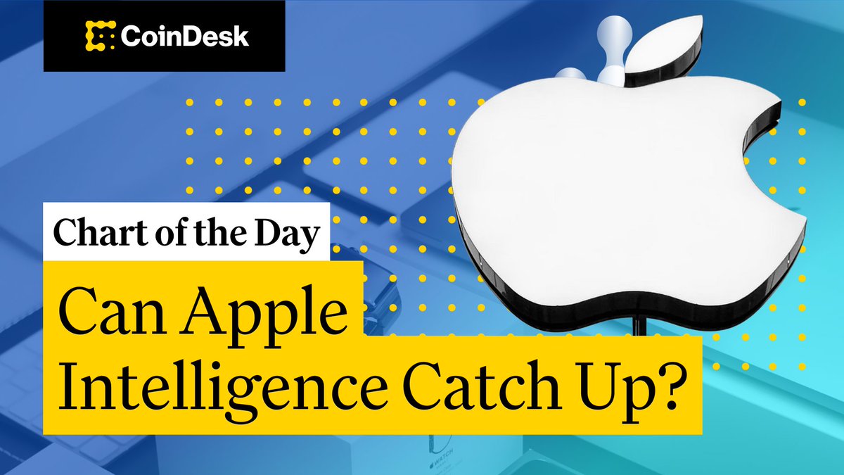 📊Apple's WWDC 2025 kicks off today, giving developers a first look at what's coming to the company's software. Will there be a focus on AI? Jenn 3.0✨ brings you "Chart of the Day," presented by Crypto.com. 🔗👇